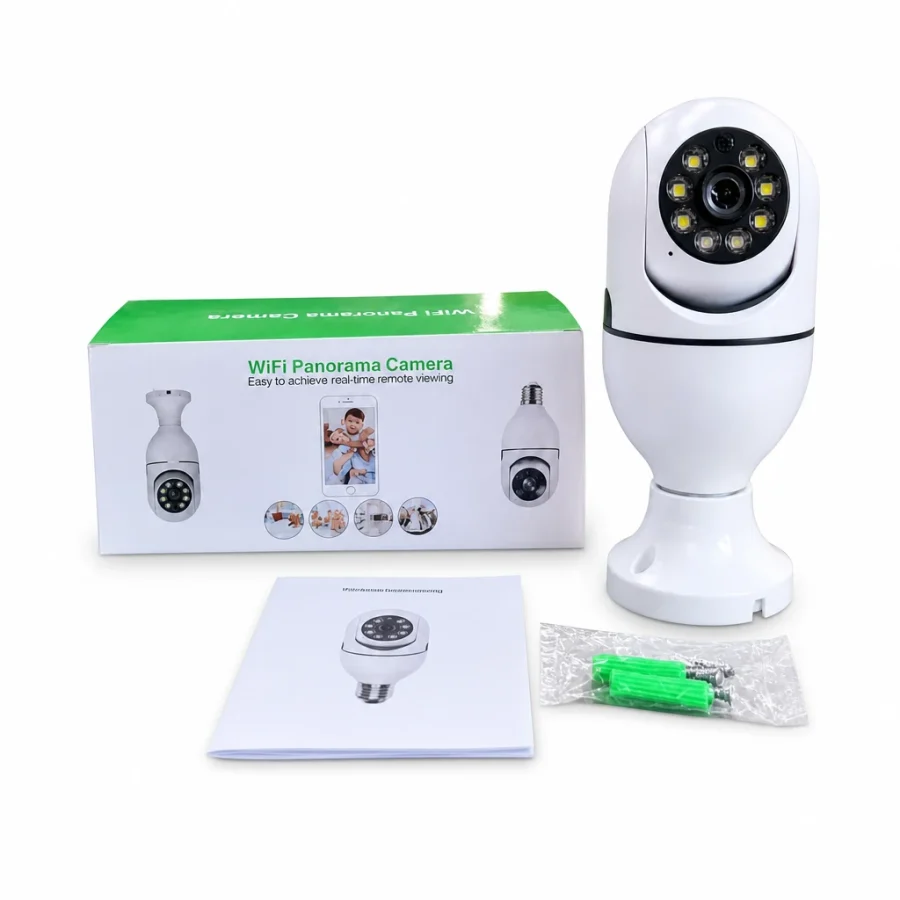 Cámara tipo foco WiFi 360°