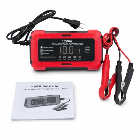 Cargador inteligente de batería 12V 6A