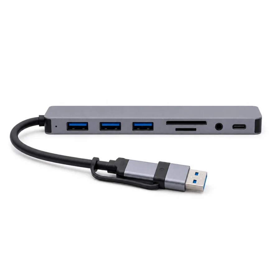 Hub USB-C 8 en 1