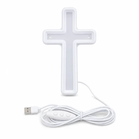 Lámpara LED decorativa en forma de cruz