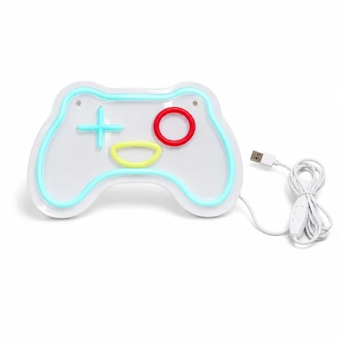 Lámpara LED gamer en forma de control