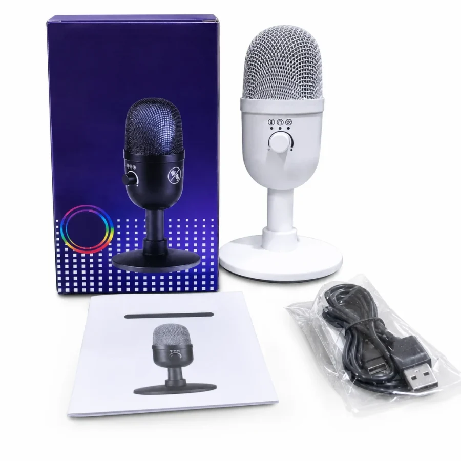 Micrófono USB RGB de estudio