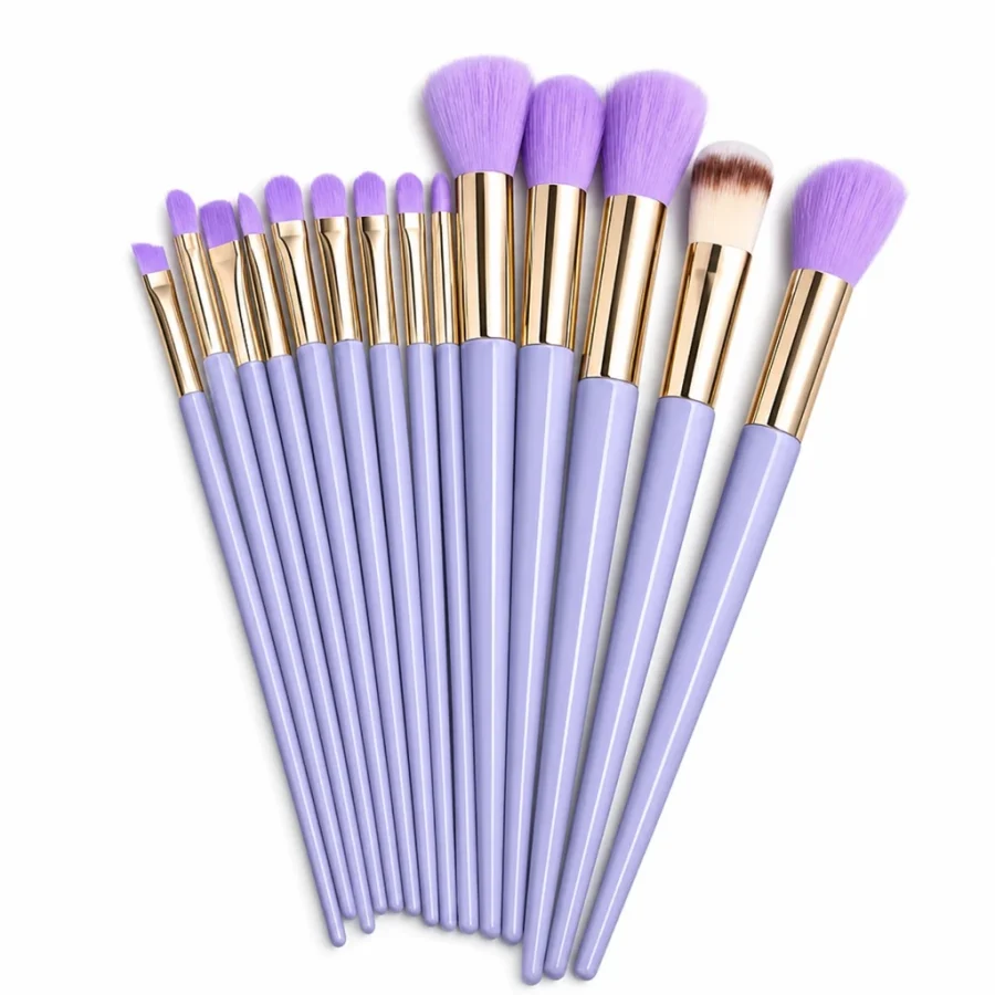 Set de brochas de maquillaje 14 piezas