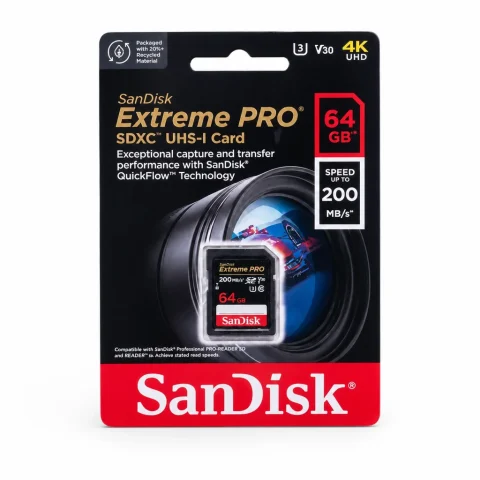 Tarjeta SD SanDisk Extreme PRO 4K UHD